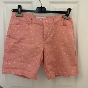 Bossini Pink Chino Shirts with Shell Pattern, Sz 6